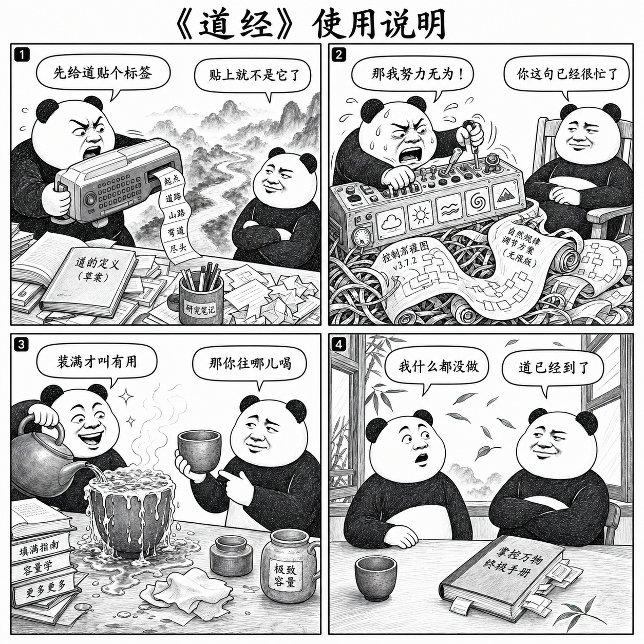 示例作品:《道经》使用说明